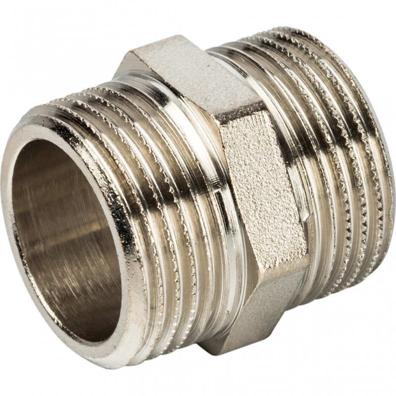 Ниппель НН 3/4" никель STOUT SFT0004003434 - Вид №1