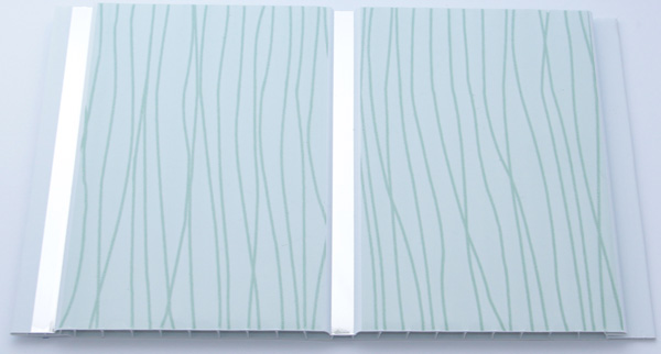 Панель ПВХ Волна зелёная софитто "2" 240мм DEKOR PANEL DP152