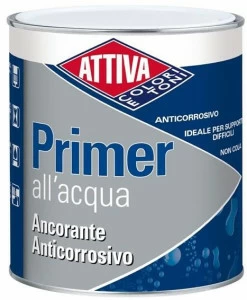ATTIVA Антикоррозийная грунтовка, фиксация на воде Fondi ed impregnanti
