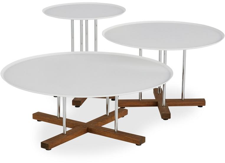 B&T Design Низкий круглый лакированный журнальный столик sun-id-1385464 - Вид №1