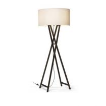 095159 Торшер P165 бело-перламутровый + черный дуб Marset Cala