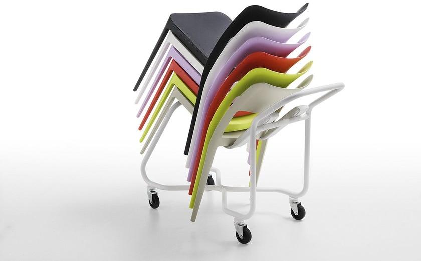 Midj Штабелируемый стул из полипропилена Nené sun-id-1493470 - Вид №1