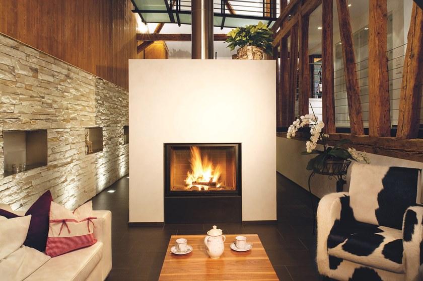 RÜEGG Дровяной стальной камин с панорамным остеклением Classic line sun-id-1501082 - Вид №8