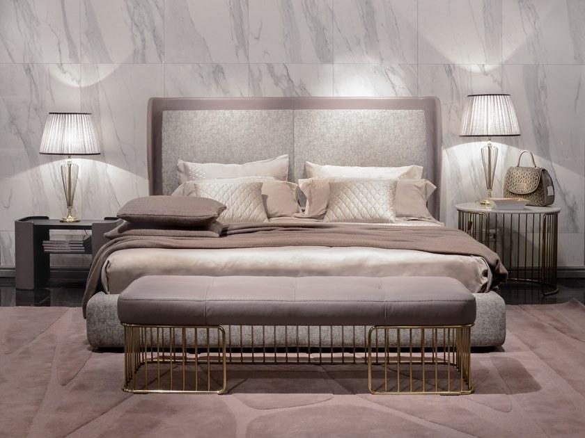 Formitalia Двуспальная кровать с обивкой из ткани sun-id-1435946 - Вид №2