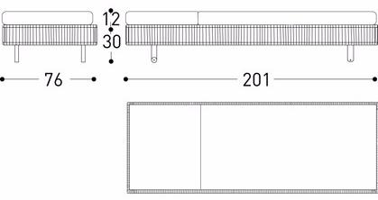 Varaschin Лежащая грядка Tibidabo 2985 - Вид №8
