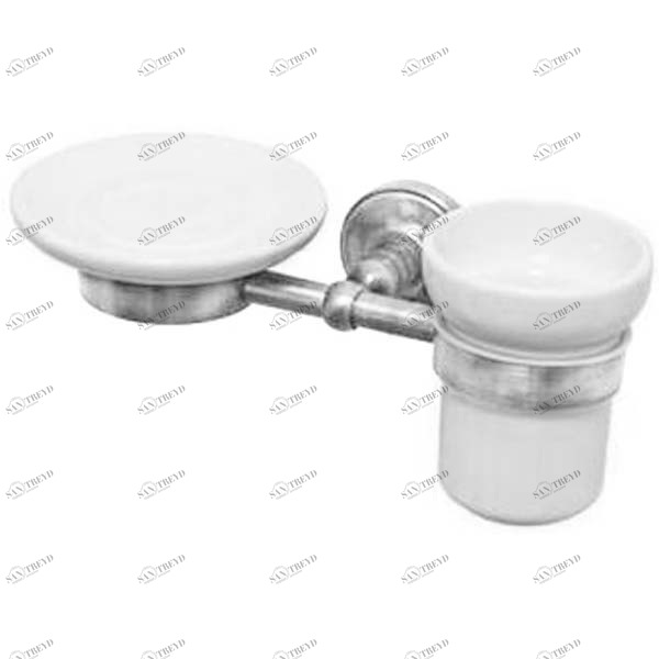 Держатель мыльницы и стакана MIGLIORE Mirella ML.MRL-M066.CR - хром 