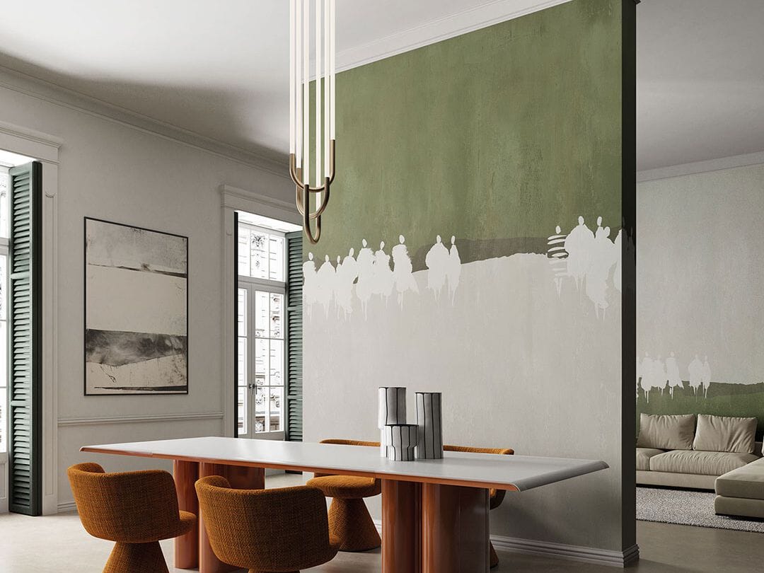 Обои с цифровой печатью Inkiostro Bianco Монохромная ARCH-00069761