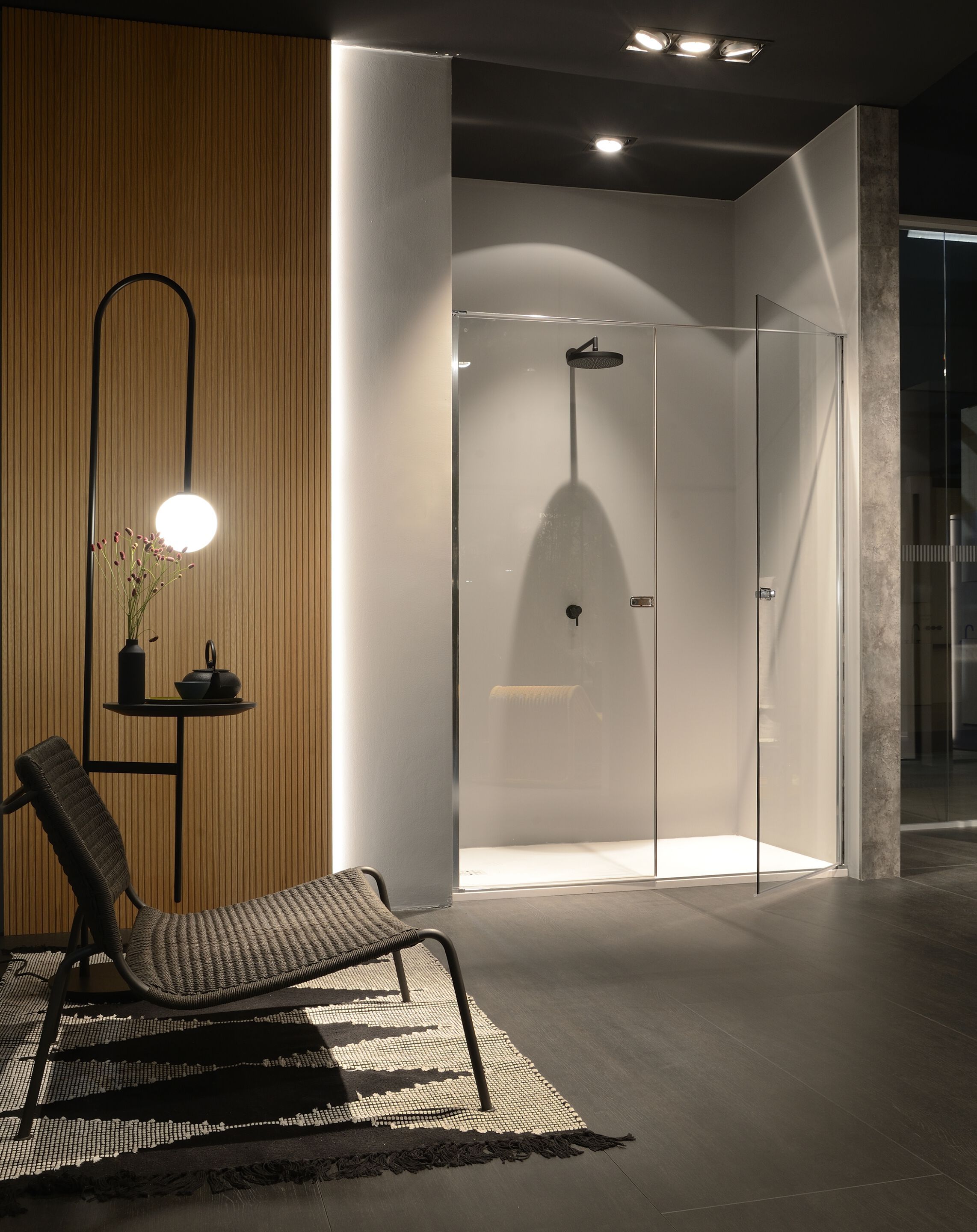 Душевая кабина в нише с распашной дверью Vismaravetro LINK ARCH-00139805 - Вид №6