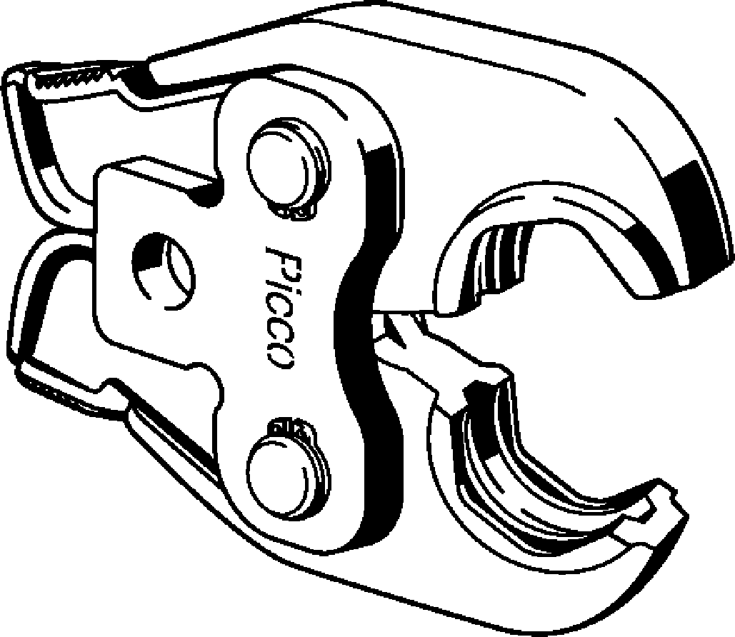 735 388 Модель 2489.9 Трубопроводные системы  Системные пресс-инструменты  Системные пресс-клещи Picco  Металлические пресс-системы Santreyd  - Вид №1