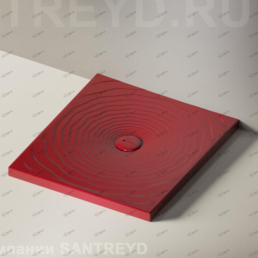 Flaminia WATER DROP Душевой поддон 80 см красный DR80.3011 Ceramica Flaminia DR803011