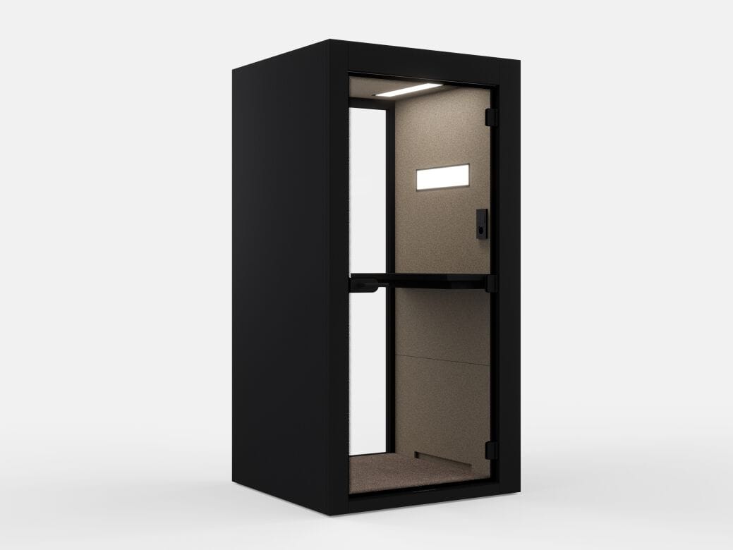 Одноместная акустическая офисная кабина со встроенным освещением Vetrospace VETROSPACE XS ARCH-00060974 - Вид №12