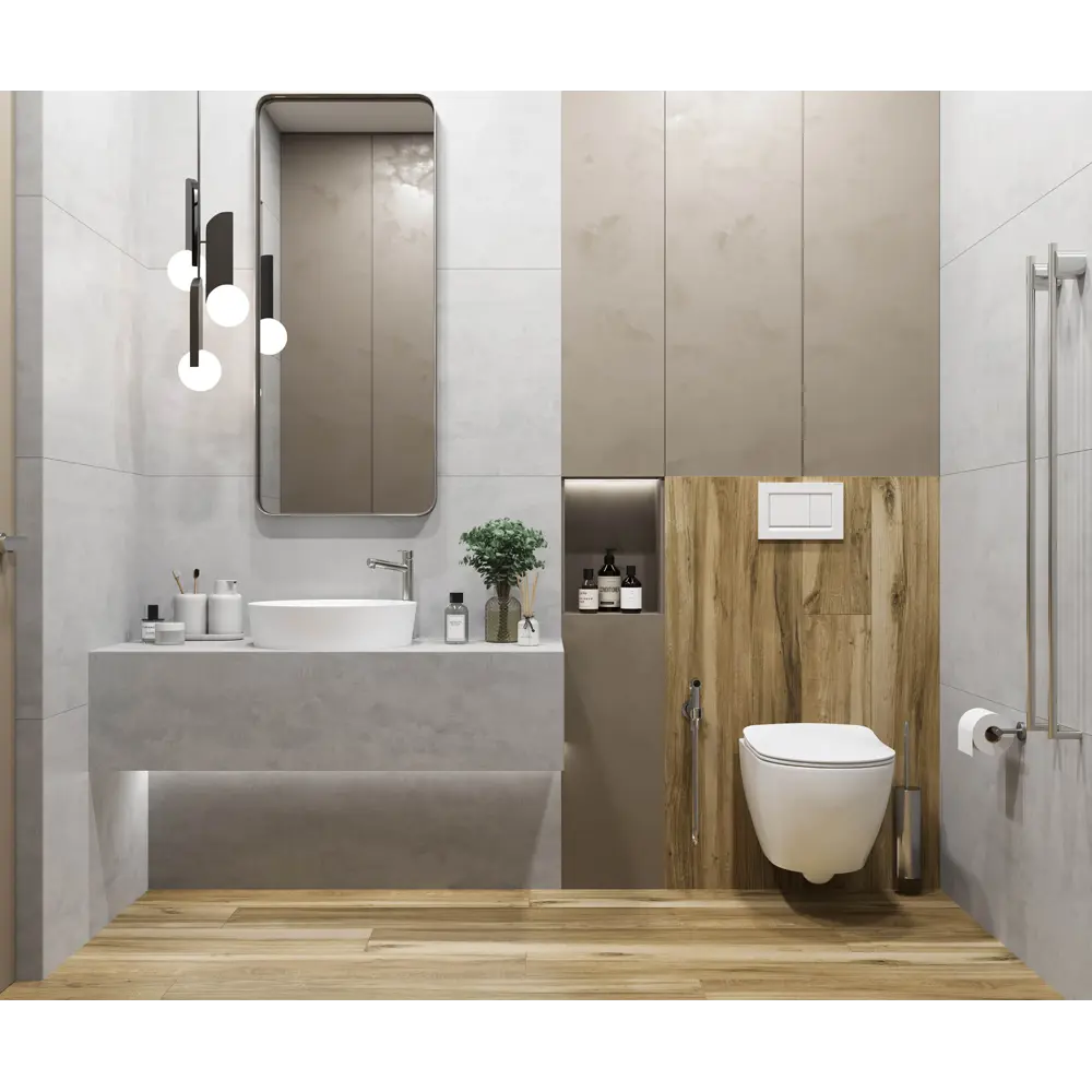 Глазурованный керамогранит Laparet Flagman 60x120 см 1.44 м² матовый цвет серый 86484984 STLM-2121298 - Вид №3