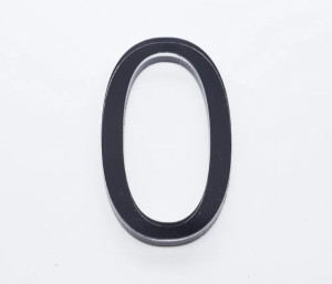 90771058 Цифра 0 0.6х3.5см черный STLM-0376001 BRANTE
