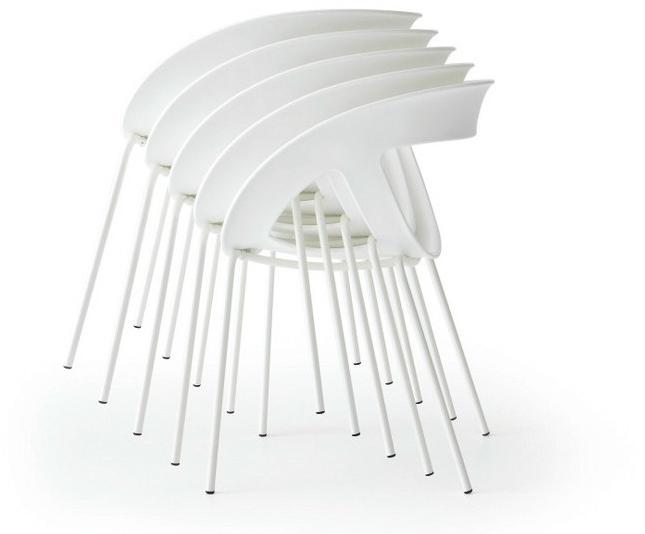 GABER Штабелируемый стул из технополимера с подлокотниками Moema sun-id-1398926 - Вид №4