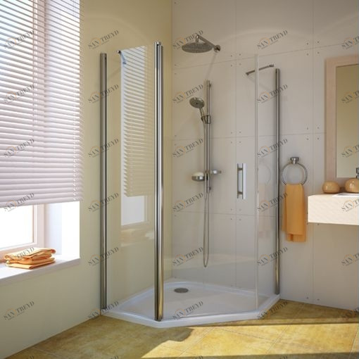 Душевая кабина 70x70 GK-601 стекло прозрачное GUTEWETTER LUX FESTT 70X70GK601
