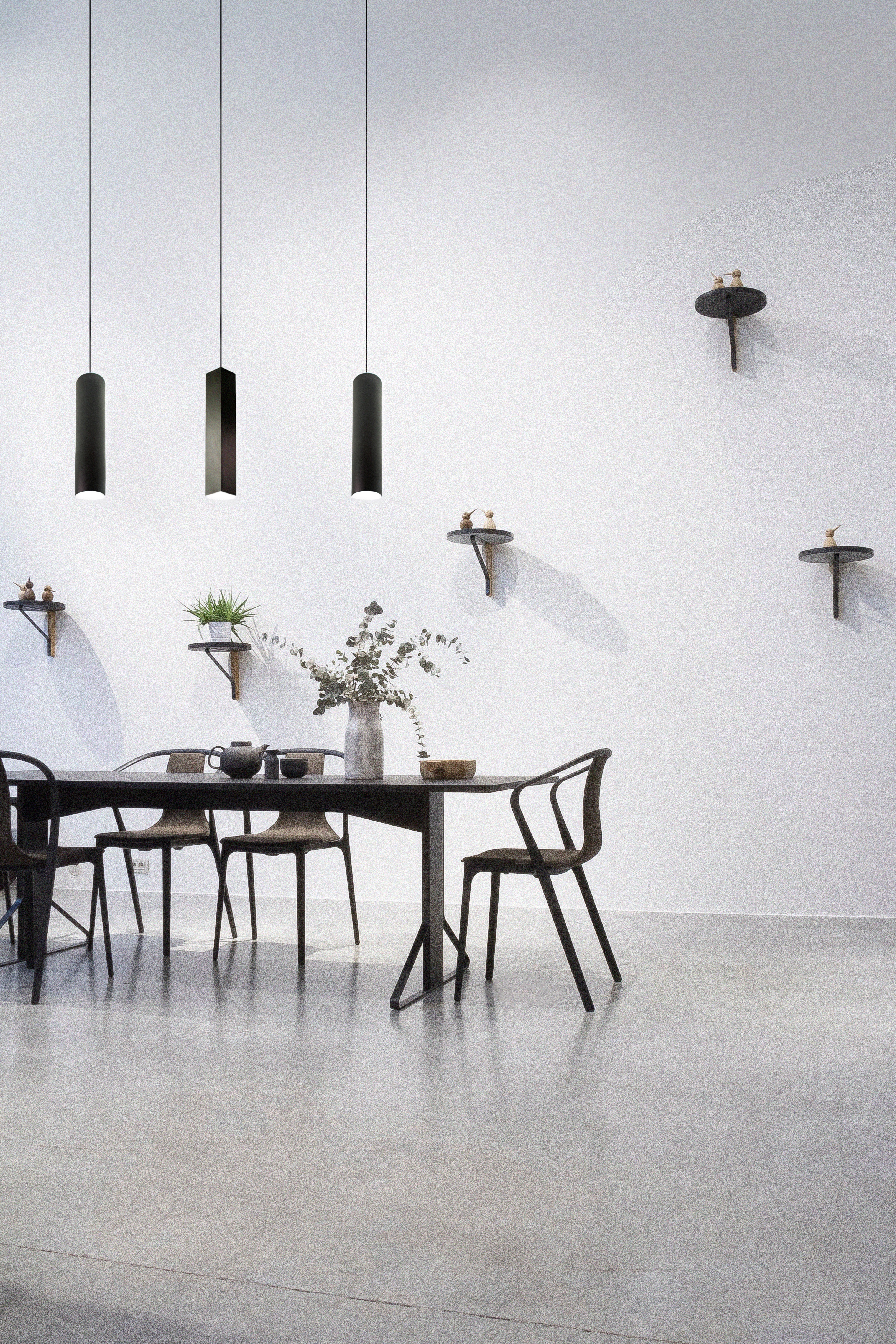 СВЕТКОМПЛЕКТ Подвесной светильник Цилиндр белый с регулируемой высотой 82261819 STLM-0023488 - Вид №9