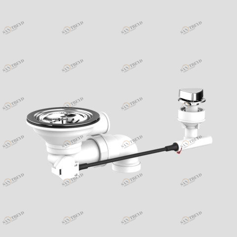 SANIT 903180511 SANIT Всплывающие корзина для мусора G3 1/2 без перелива 