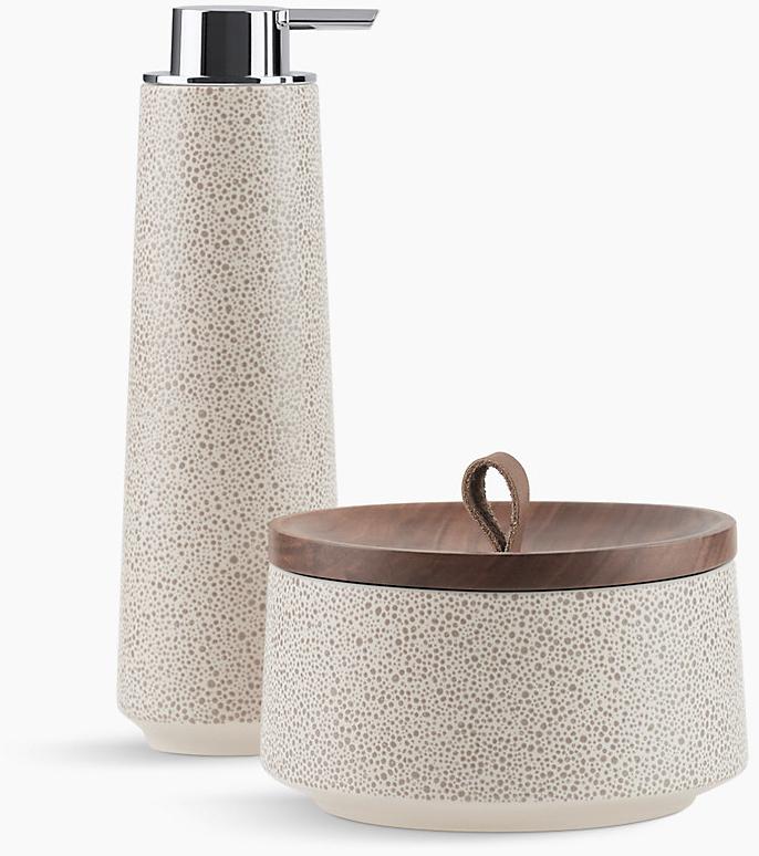 KOHLER Набор аксессуаров Bente , состоящий из двух частей, Oyster Pearl K-29591-SSP-HDN  - Вид №1