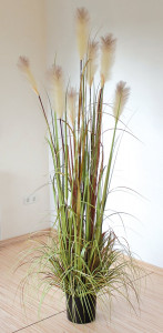 4569 860 a3 Трава искусственная пампас, горшечная, 180 см, зелено-коричневая H-andreas