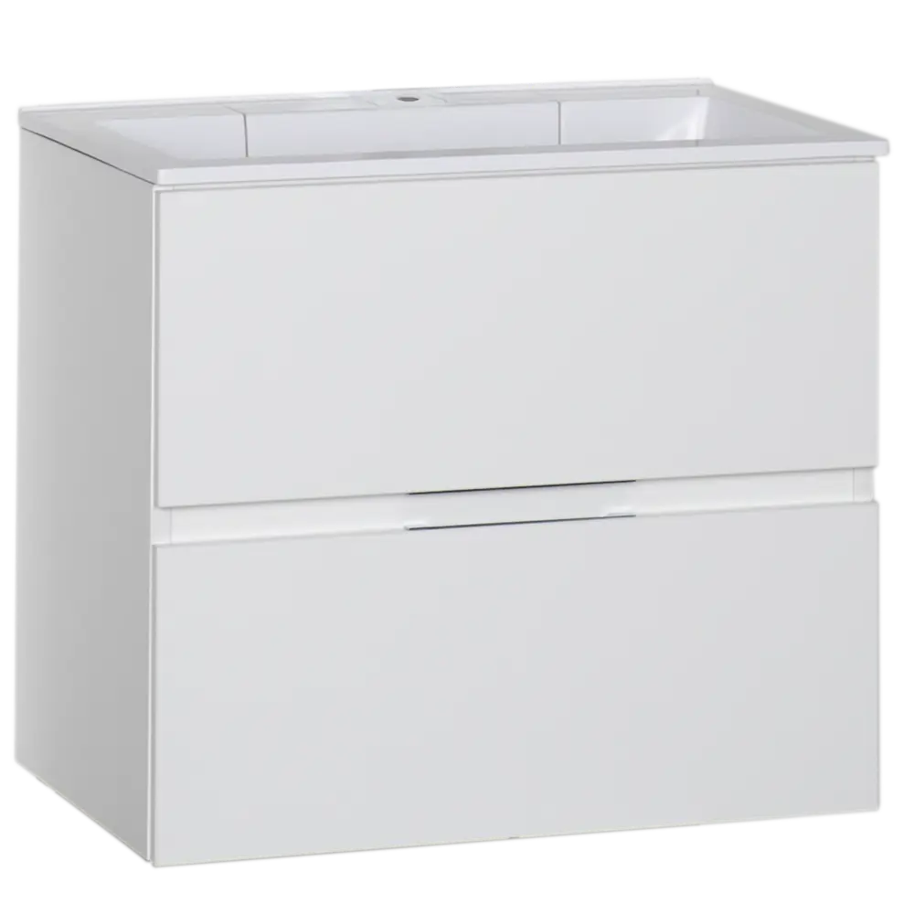 Тумба под раковину подвесная «Алвита» 70 см цвет белый глянец 82407373 STLM-2056859 Santreyd - Вид №4