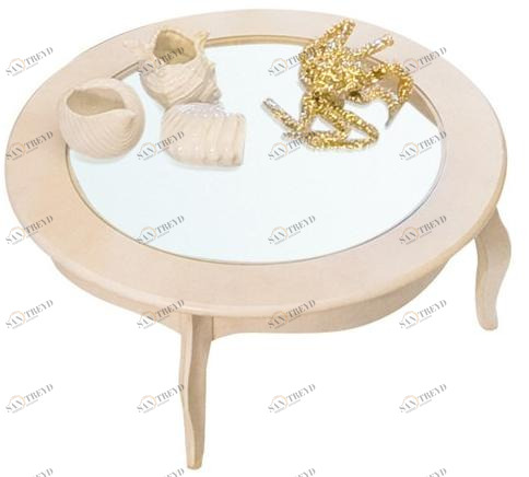 Barnini Oseo Круглый деревянный журнальный столик Sogni d'amore Sa66