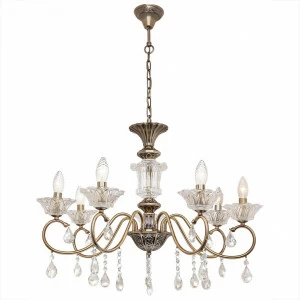 Подвесная люстра Silver Light Bernardet 518.53.7 SILVER LIGHT BERNARDET 186688 Бронза