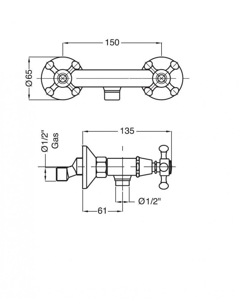 Смеситель MIGLIORE Lady ML.LAD-946.DO для душа - золото  - Вид №3