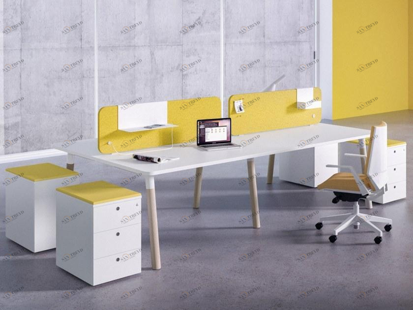 FANTONI Несколько рабочих станций с разделительными панелями Woods sun-id-1353758