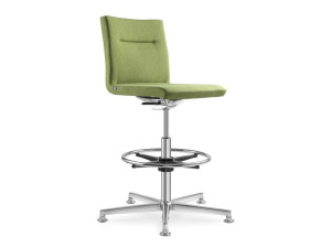 Ткань 5 спиц офисный стул