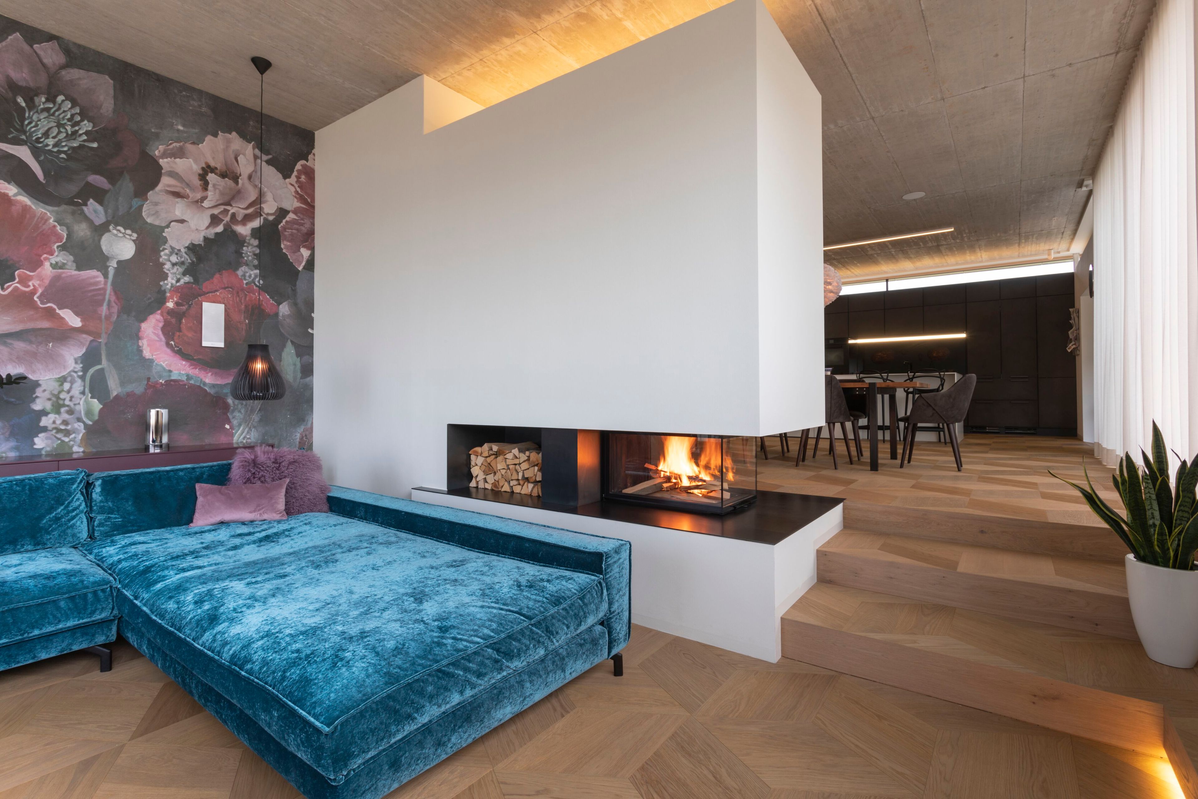 Стальной дровяной камин с тройным фасадом RÜEGG RIII ARCH-00055567 - Вид №4