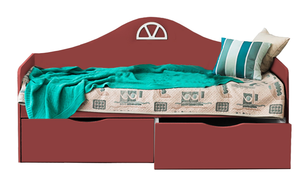 Подростковый диван-кровать с 2 ящиками "Амстердам" МАНДАРИН АМСТЕРДАМ 179541 Белый Santreyd  - Вид №2