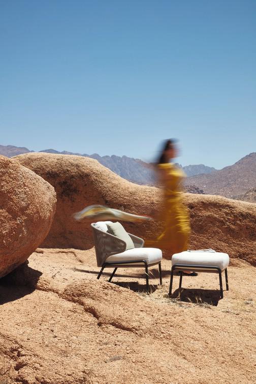 MNST320 Подставка для ног кремень перец Manutti Radius - Вид №5