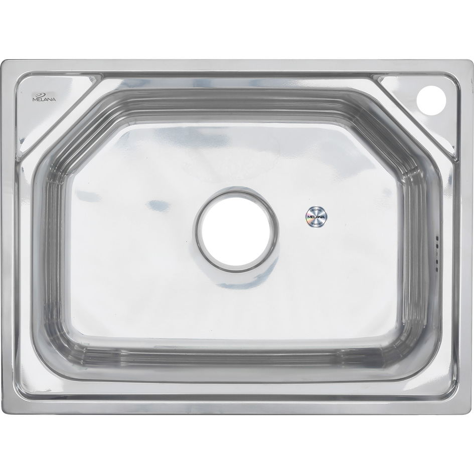 Мойка 6045 MELANA 0,8/210 врезная прямоугольная с сифоном (041 t*10 ) 041 t (*10) - Вид №1