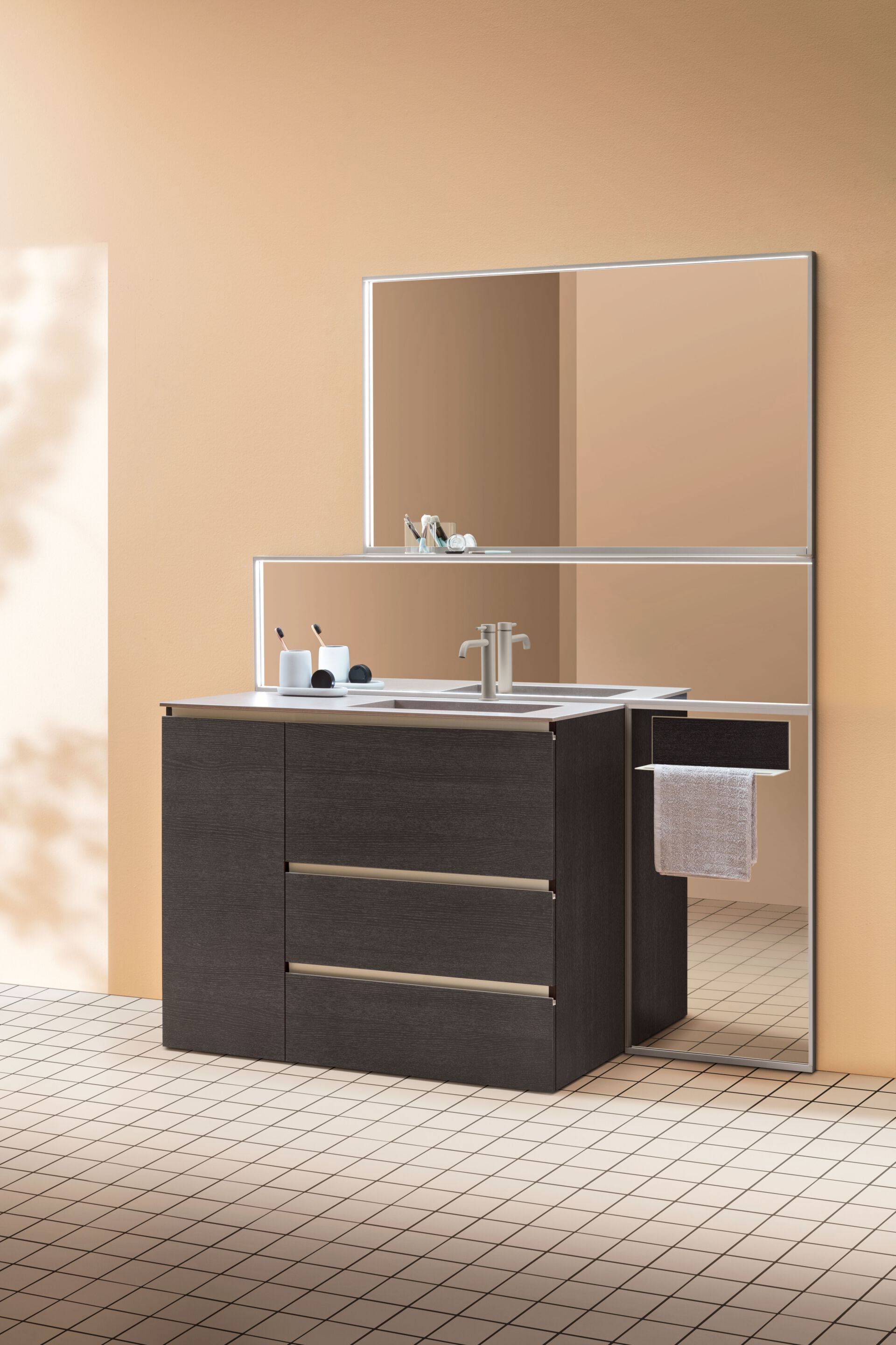 Гидро-масляный шпон деревянный напольный умывальник ARBLU Dress System ARCH-00115228 - Вид №1