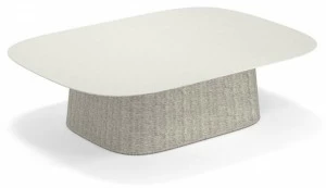 emu Прямоугольный журнальный столик из синтетической веревки и алюминиевой столешницей Carousel 1224