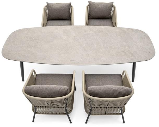 Varaschin Веревочное садовое кресло с подлокотниками Cricket 2995 - Вид №8