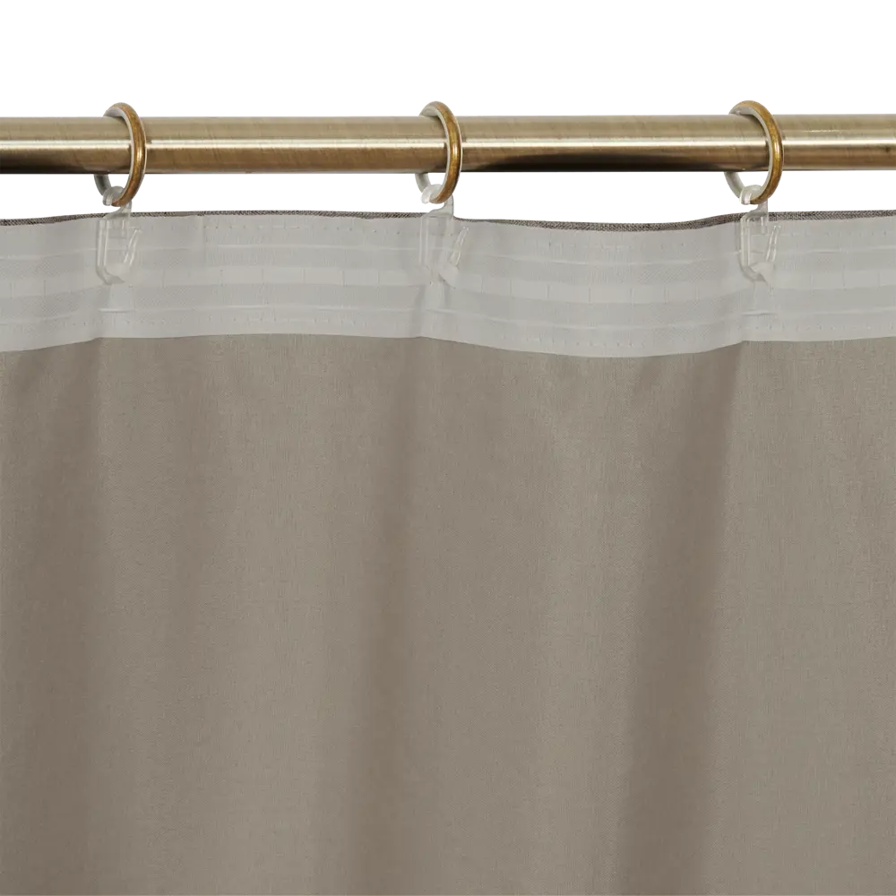 Santreyd Штора «Ночь» на ленте блэкаут 200x260 см бежевая 84532505 STLM-0051355 - Вид №3