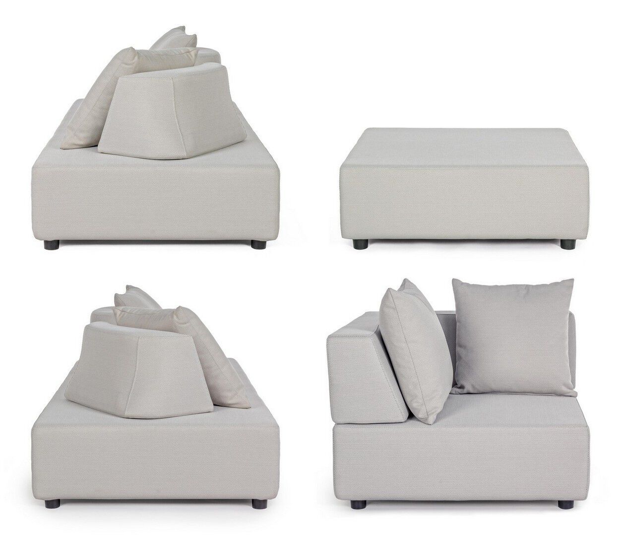 Угловой садовый диван из ткани BIZZOTTO Piper ARCH-00131947 - Вид №5