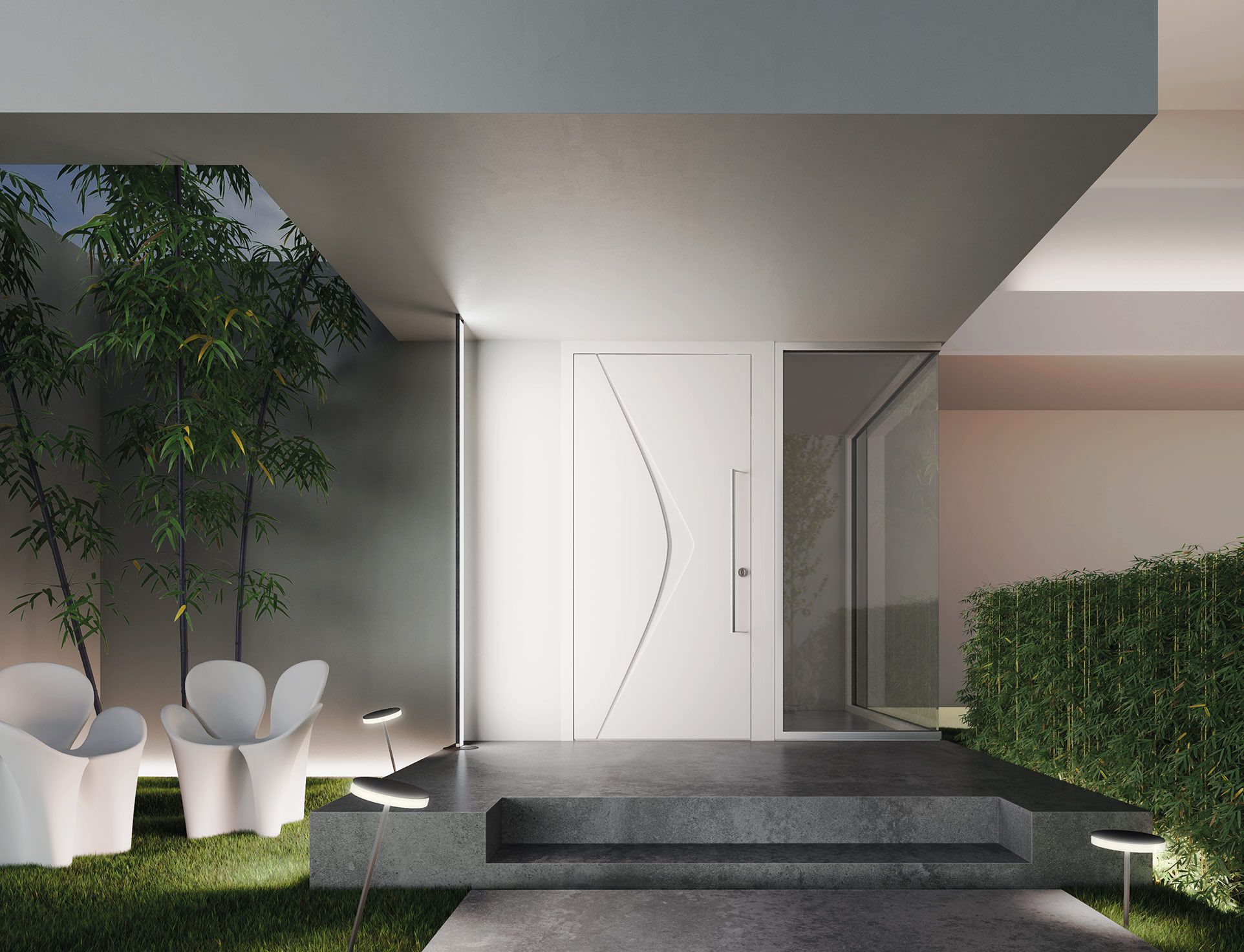 Алюминиевая входная дверь D&V Serramenti ADS 65 HD / ADS 75 HD HI ARCH-00148929 - Вид №4