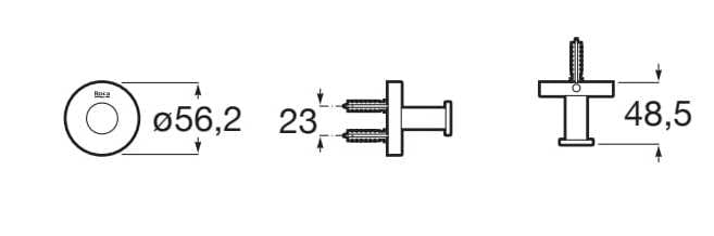 Металлическая вешалка для полотенец Roca Hotels ARCH-00138566 - Вид №12