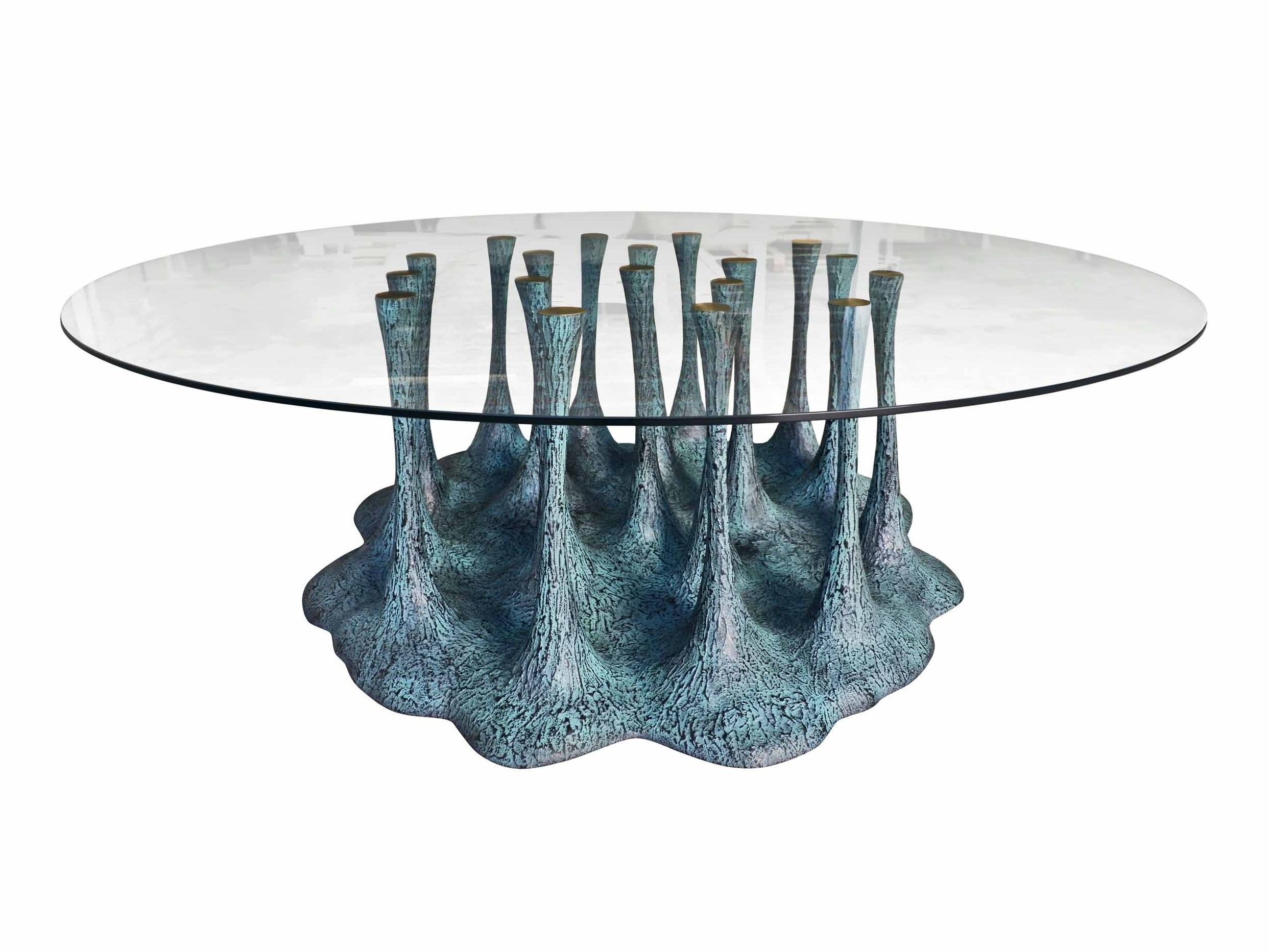 Круглый стол из стекловолокна KARPA AMAZONIA K2008A ARCH-00130086