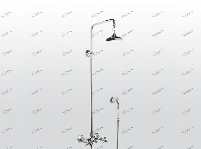 RUBINETTERIE STELLA Настенная душевая стойка с ручным душем Eccelsa 3284/33