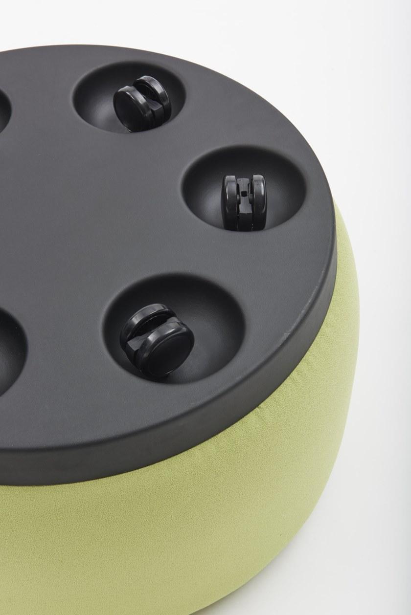 Segis Пуф из мягкой ткани на колесиках Agorà Agora sun-id-1472022 - Вид №9