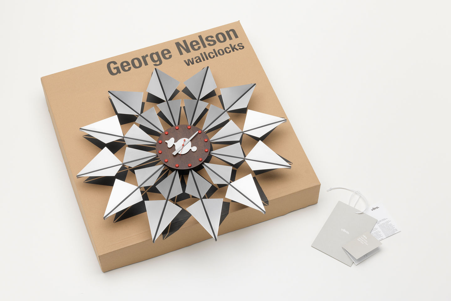 VITRA Настенные часы - Стая бабочек George Nelson, 1948-1960 Vitraglobal sun-id-1986631 - Вид №3