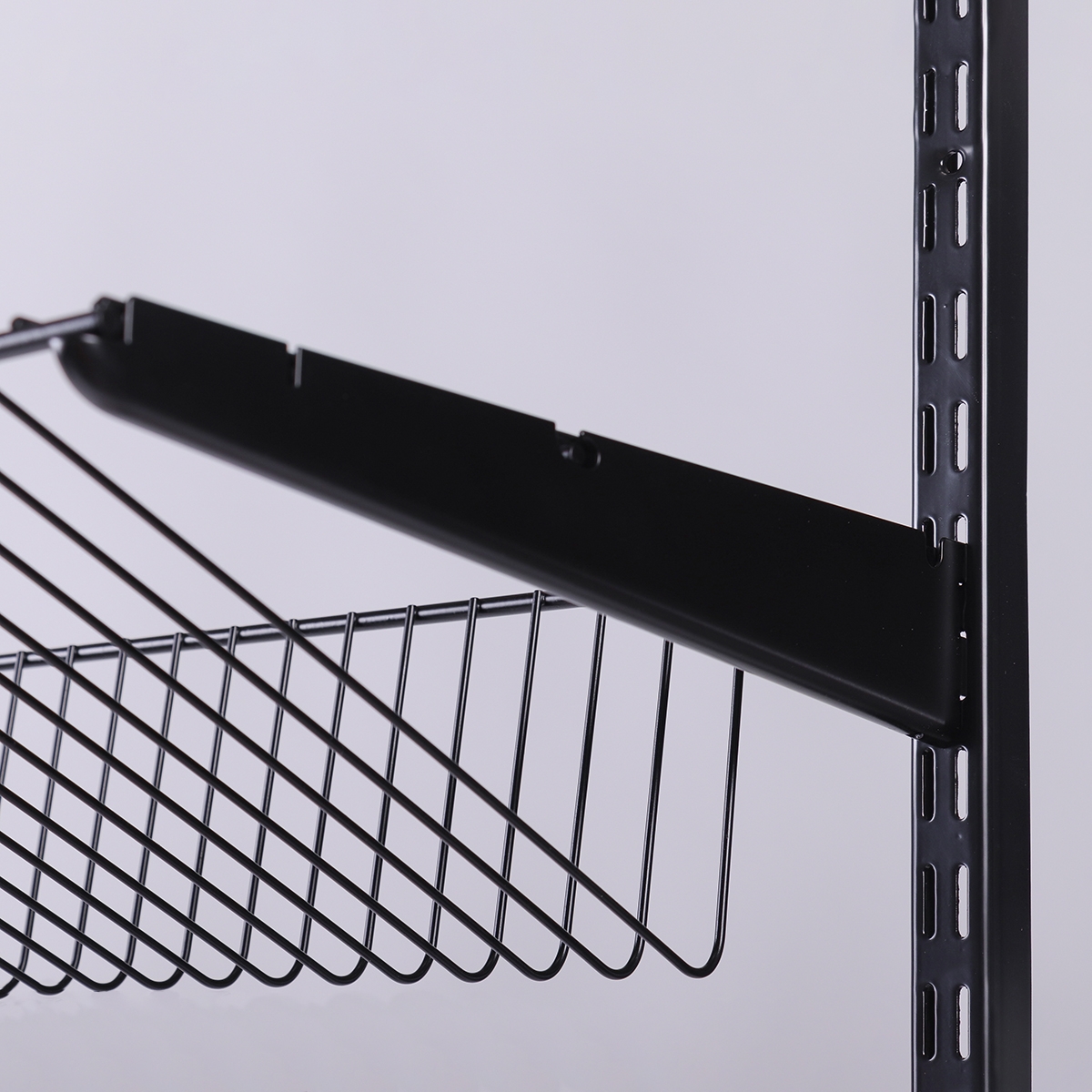 Сеточная полка для обуви , 603x306x80 мм, черный LJPS0401 Public Steel Россия  - Вид №5