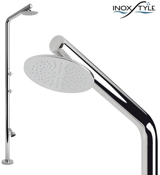 Inoxstyle Летний душ из нержавеющей стали Riva 01006 l beauty - Вид №1