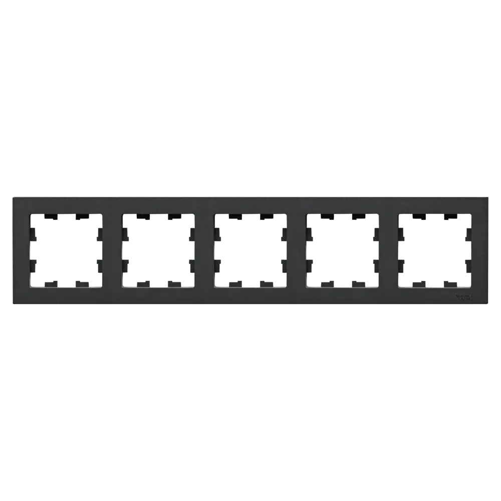 Рамка Systeme Electric AtlasDesign 5 постов цвет базальт STLM-2015391