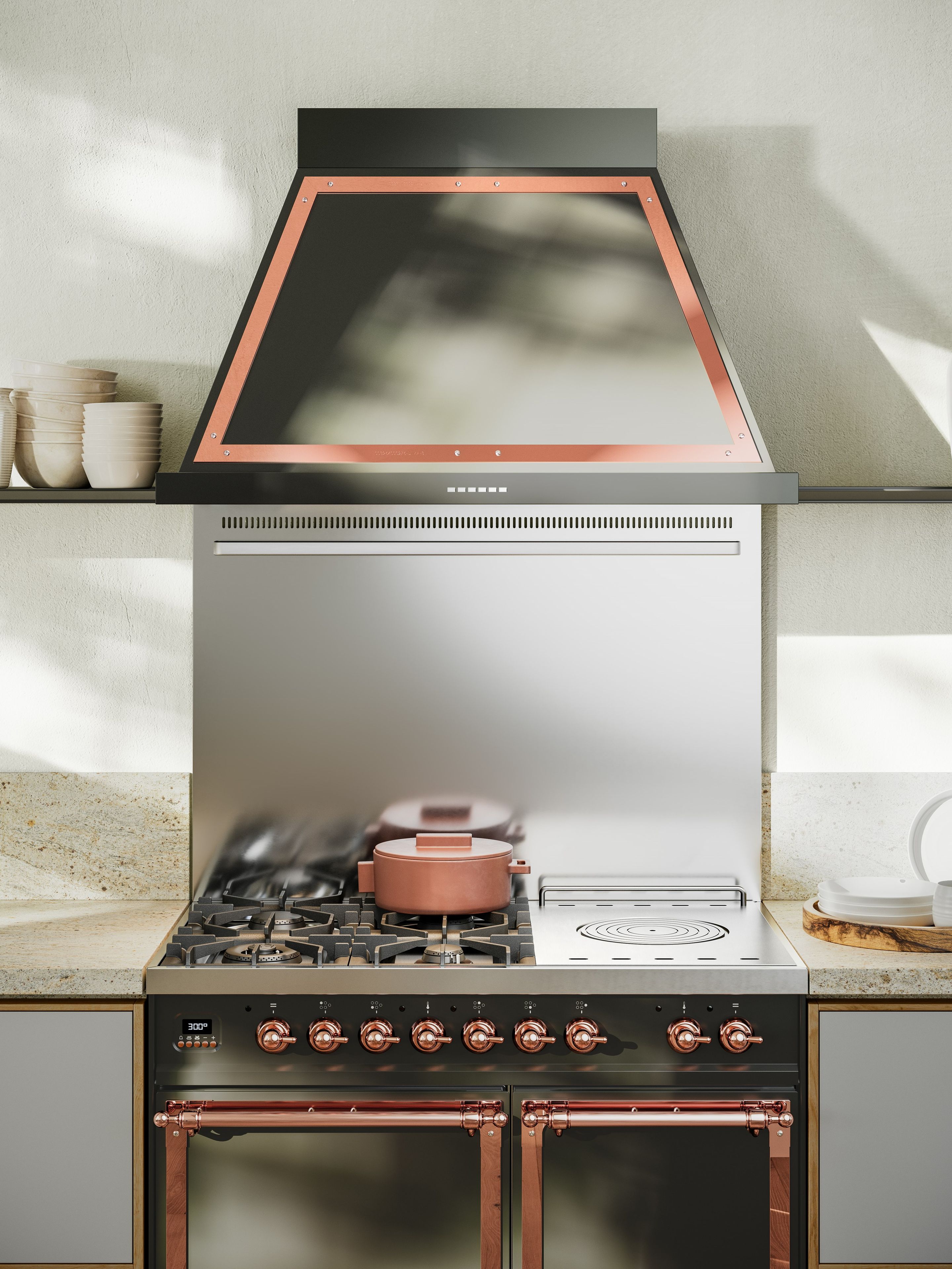 Настенный стальной вытяжной шкаф Ilve Nostalgie ARCH-00152762 - Вид №1