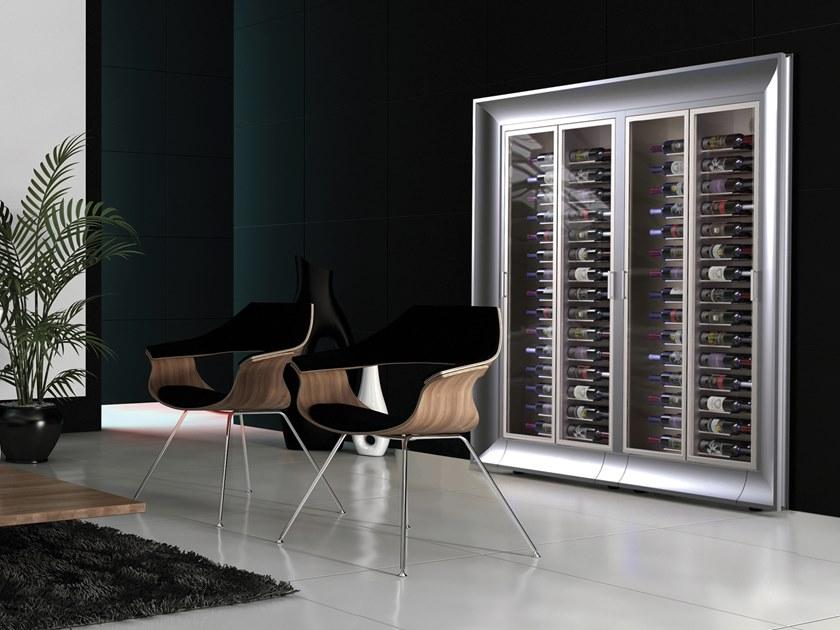 EXPO Алюминиевый винный шкаф со стеклянными дверцами Mod 10 Md-h14/md-m14/md-c14 - Вид №4