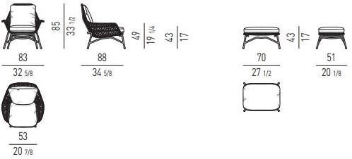 Minotti Poltrona da outdoor sun-id-1408292 - Вид №4